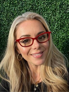 Red Women’s Eyeglass Frames - Anne et Valentin Factory Six 0809